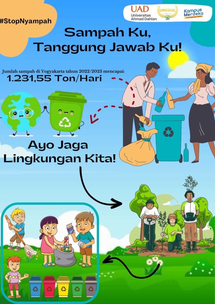 assalamualaikum warahmatullahi wabarakatuh, Hallo sobat lestari👋🏻Tahukah kamu ? Jumlah sampah 1.231,55 ton/hari😱 darurat darurat darurat❗❗❗ ▪Dalam membantu mewujudkan lingkungan yang bebas dari sampah, mari ciptakan lingkungan yang bersih dan sehat dengan cara membuang sampah pada tempatnya,memilah berdasarkan jenisnya,serta mengurangi penggunaan sampah yang sulit terurai▪ Ingat! Sampah Ku, Tanggung Jawab Ku!