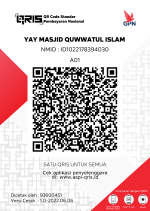 QRIS Code untuk infaq ke rekening yayasan MQIS
